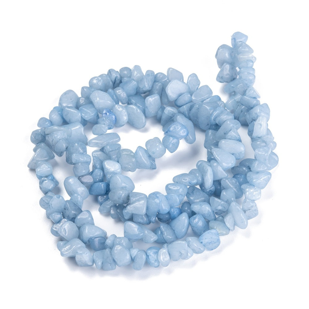 Aquamarine Semi-Precious Chip Beads