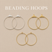 Beading Hoop Earrings