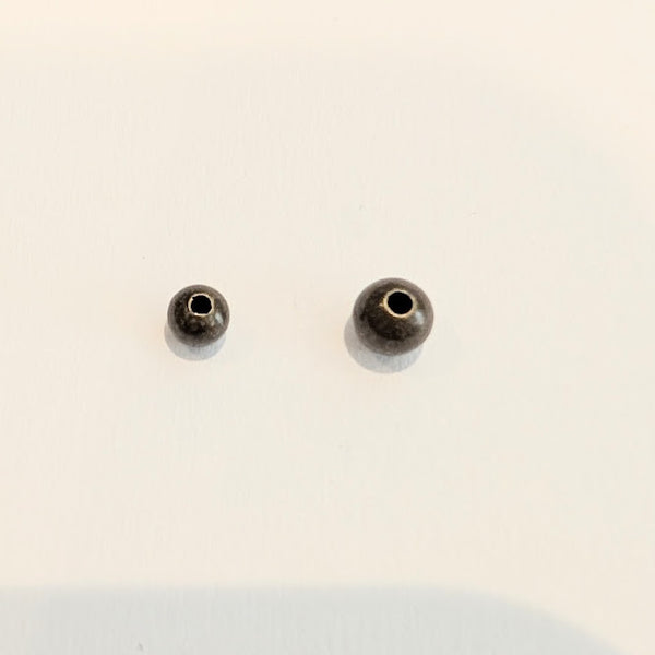 Brass Round Spacer Beads – 3mm & 4mm