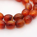 Carnelian Semi-Precious Dyed Oval Beads