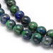 Chrysocolla and Lapis Lazuli Semi Precious Faceted Round Beads - 4mm