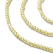 Cubic Zirconia Round Beads, Yellow - 2mm