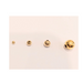 Gold Plated Round Spacer Beads – 2mm, 3mm, 4mm, 6mm