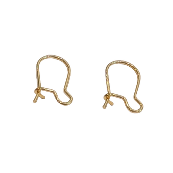 Gold Plated Safety Hook Earwires (5 Pairs)