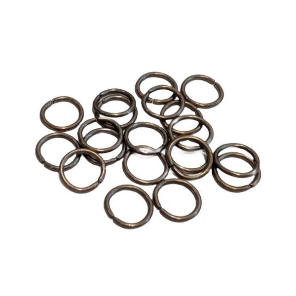 10mm Open Jump Rings – Brass (20pcs)