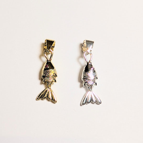 Fish Charm - Gold & Silver