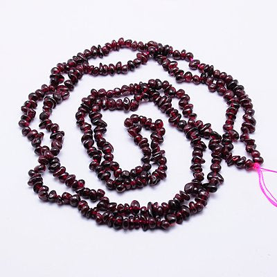 Garnet Semi-Precious Chip Beads