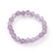 Gemstone Semi-precious Faceted Bead Stretch Ring