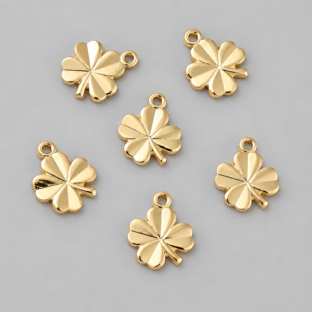 Gold Plated Clover Charm