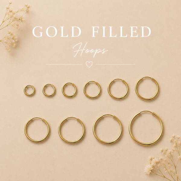 Gold Filled Hoop Earrings