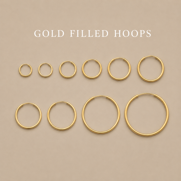 Gold Filled Hoop Earrings