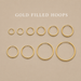 Gold Filled Hoop Earrings