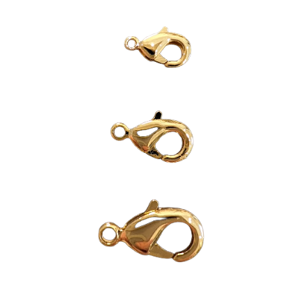 Gold Lobster Clasps - Long Lasting - 10mm/12mm/15mm