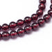 Garnet Semi-Precious Round Beads, Grade AA - 5mm
