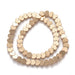 Gold Hematite Heart Beads