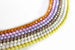 Orange Opaque Cubic Zirconia Beads - 3mm