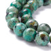 African Turquoise Semi Precious (Jasper) Round Beads - 8mm