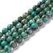 African Turquoise Semi Precious (Jasper) Round Beads - 8mm
