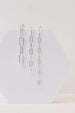 Paperclip Chain Necklace, Medium, Silver Plated