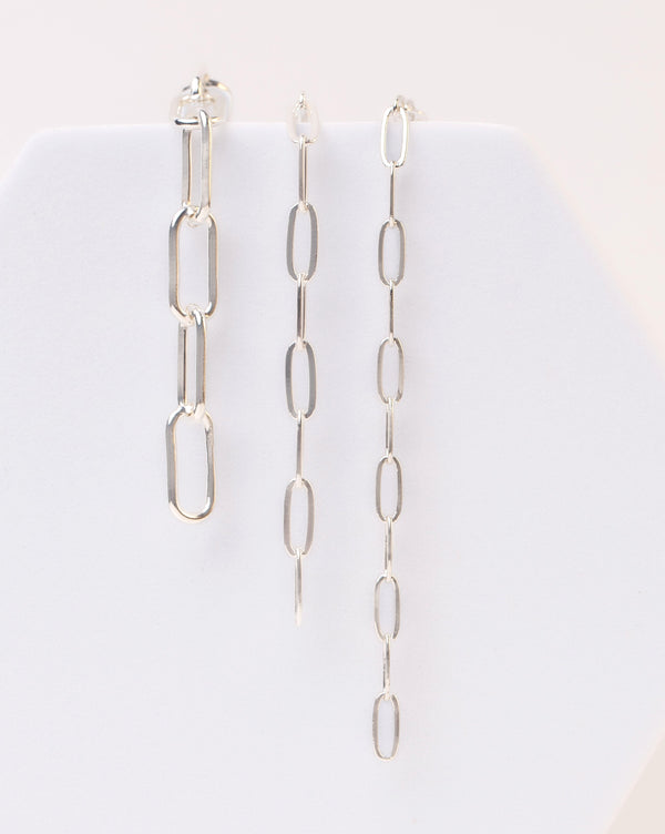 Paperclip Chain by the meter - Silver Vacuum Plated