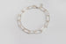 Paperclip Chain Bracelet, Fine, Silver Plated