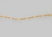 Paperclip Chain Necklace, Medium, Gold Plated