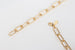 Paperclip Chain Necklace, Chunky, Gold Plated