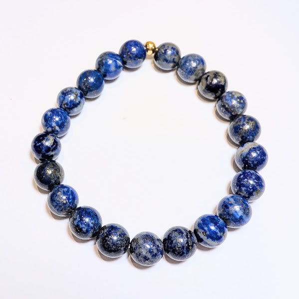 Lapis Elasticated Bracelet 8mm