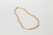 Paperclip Chain Necklace, Chunky, Gold Plated