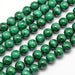 Malachite Semi-precious Round Beads - 8mm