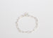 Paperclip Chain Bracelet, Fine, Silver Plated