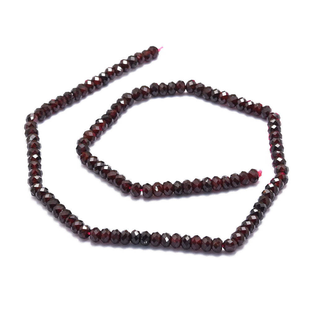 Garnet Semi-Precious Faceted Beads