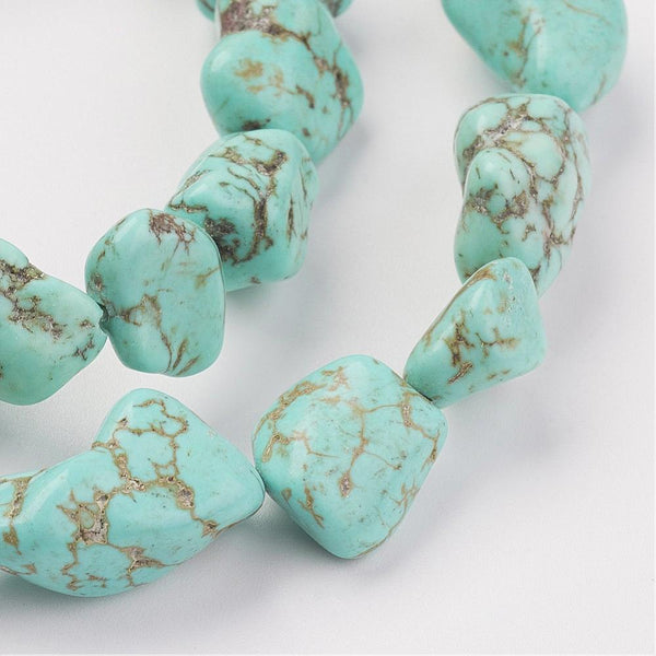 Turquoise Semi Precious 'Nugget' Beads 