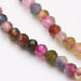 Tourmaline Semi-precious Faceted Round Beads - 3mm