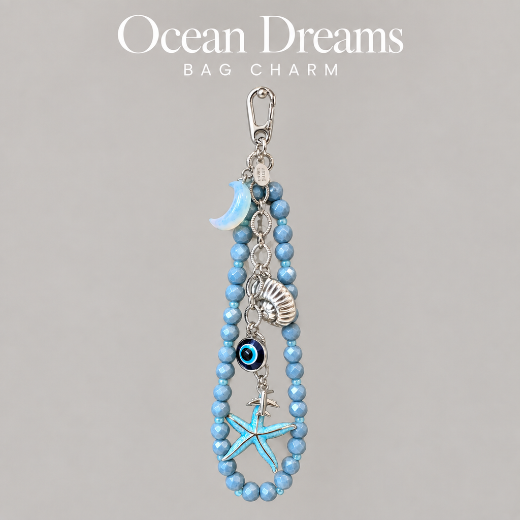 Ocean Dreams Blue Bag Charm