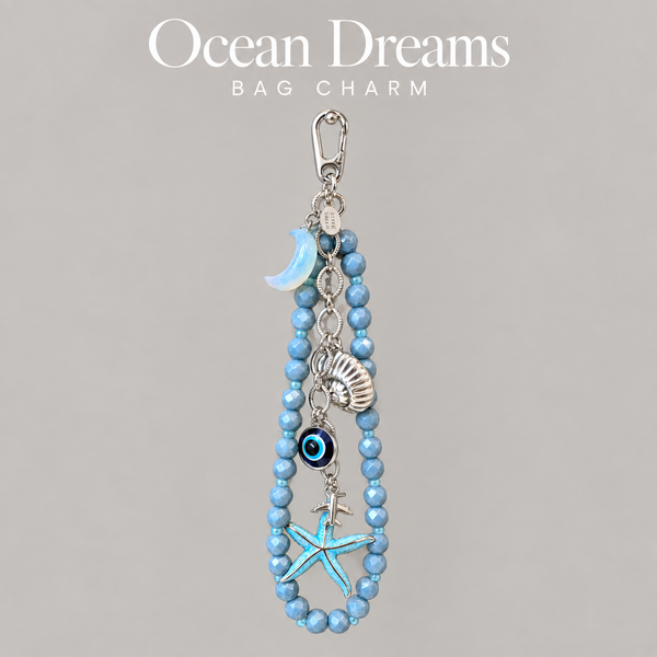 Ocean Dreams Blue Bag Charm
