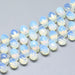 Opalite Faceted Teardrop Beads - 12mm x 8mm