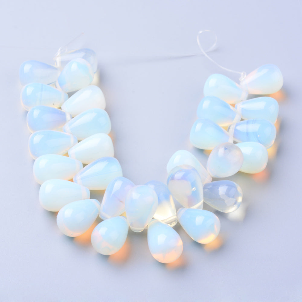 Opalite Top Drilled Teardrop Beads