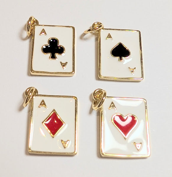 Playing Cards - Aces- Charms Gold