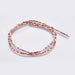 Rose Gold Plated Hematite Faceted Cube Beads - 1.5mm