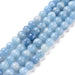 Aquamarine Semi-precious Round Beads, Grade AB - 8mm