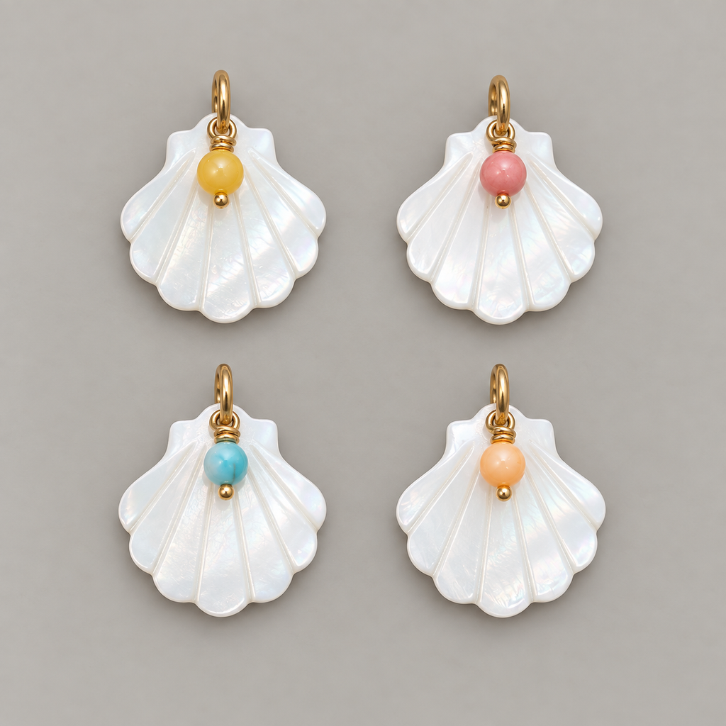 Shell & Bead Charm