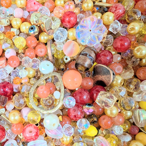 'Sunset' Bead Mix