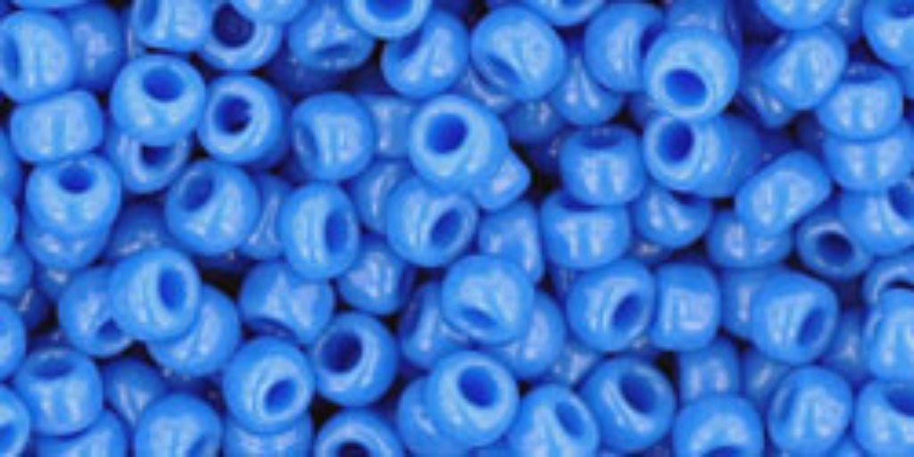 Opaque Cornflower Blue Seed Beads – SIZE 8 / 10g