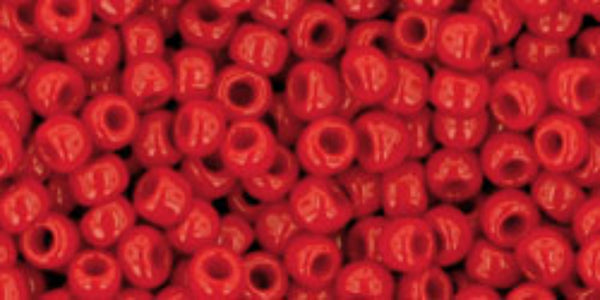 Opaque Red Pepper, Bright Red Seed Beads – SIZE 8 / 10g