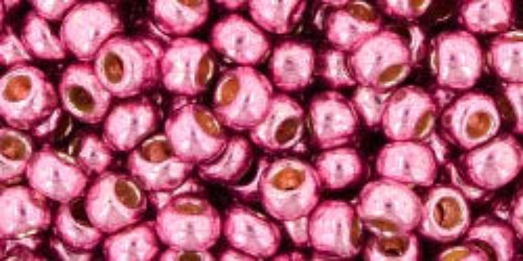 Perma Finish Galvanised Pink Lilac Seed Beads – SIZE 8 / 10g
