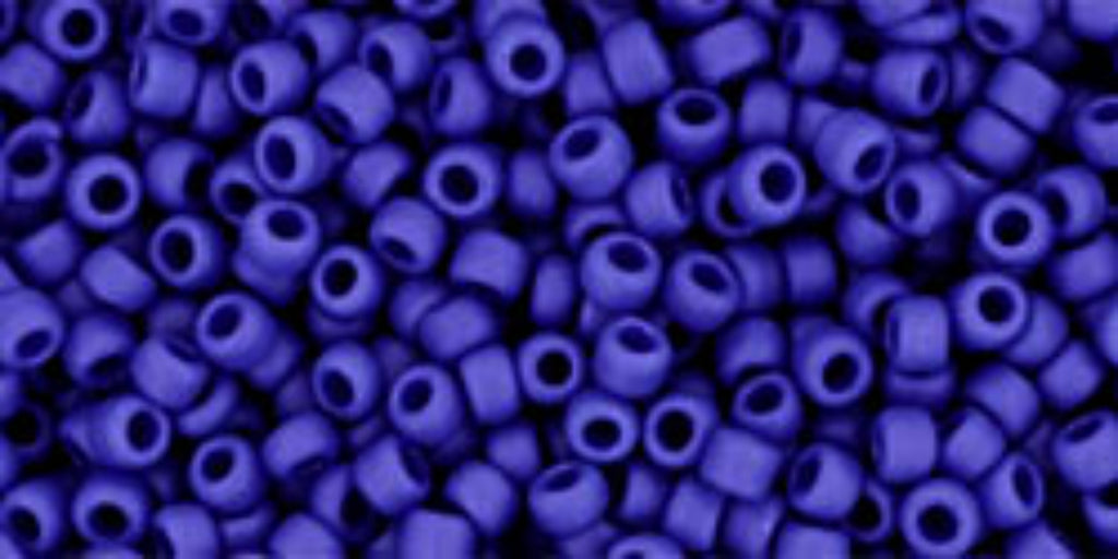 Opaque Frosted Navy Blue Seed Beads – SIZE 11 / 10g