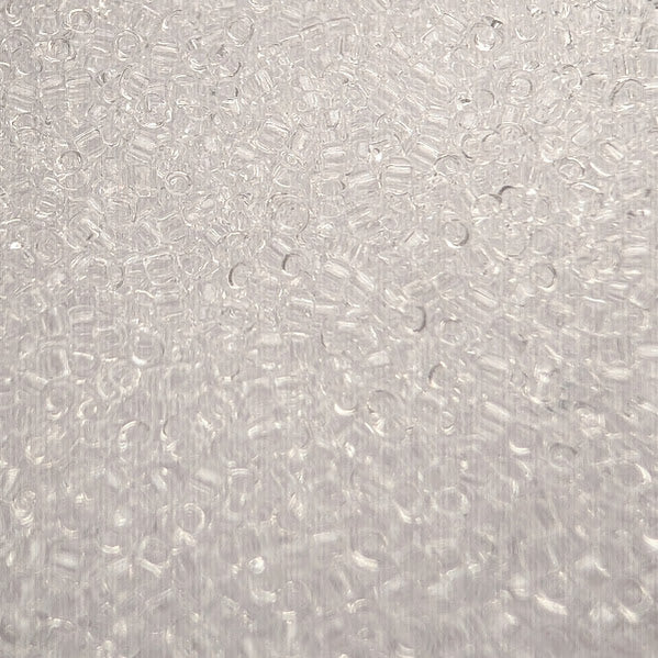 Transparent Clear Seed Beads – SIZE 15 / 0 10g