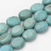 Synthetic Turquoise Oval Beads