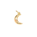 Gold Moon Charm with diamante